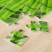 Puzzle - Green Palm Leaf Legpuzzel (Zijkant)