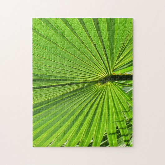 Puzzle - Green Palm Leaf Legpuzzel (Verticaal)