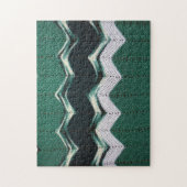Puzzle - Green Ripple Afghan Legpuzzel (Verticaal)