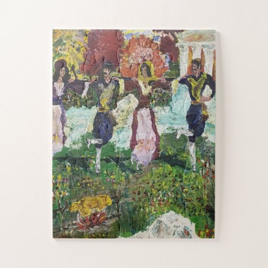 Puzzle: Griekse dansers Legpuzzel (Verticaal)