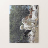 Puzzle - Guard Dog en Goats Legpuzzel (Verticaal)