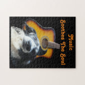 Puzzle Guitar Dog Legpuzzel (Horizontaal)