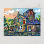 Puzzle Hall Inn, Sowerby Bridge Kunstprint Briefkaart (Voorkant)