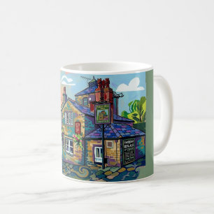 Puzzle Hall Inn, Sowerby Bridge Kunstprint Koffiemok
