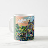 Puzzle Hall Inn, Sowerby Bridge Kunstprint Koffiemok (Voorkant links)