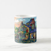 Puzzle Hall Inn, Sowerby Bridge Kunstprint Koffiemok (Center)