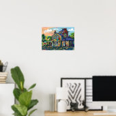 Puzzle Hall Inn, Sowerby Bridge Kunstprint Poster (Thuiskantoor)
