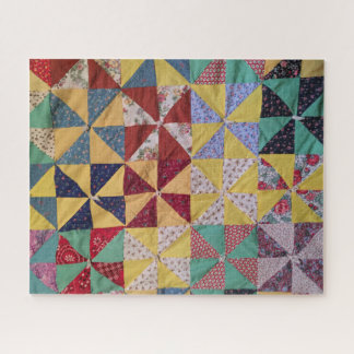 Puzzle Handmade Quilt Legpuzzel