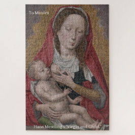 PUZZLE Hans Memling – Maagd en Kind Schilderij Legpuzzel