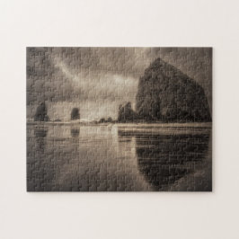 Puzzle: Haystack Rock en Needles Toned Legpuzzel