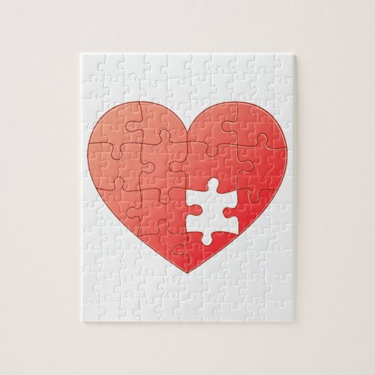 Puzzle Heart Legpuzzel (Verticaal)