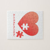Puzzle Heart met artikel en citaat Legpuzzel (Horizontaal)