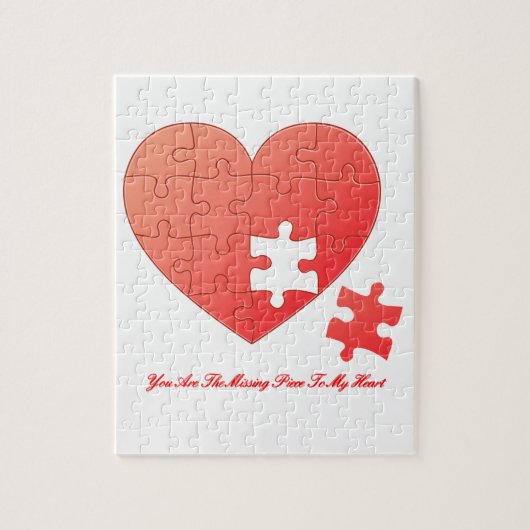 Puzzle Heart met artikel en citaat Legpuzzel (Verticaal)