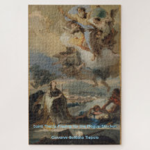 PUZZLE Heilige Thecla Pestlijders Schilderij