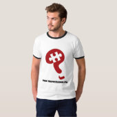 Puzzle Hub met kantelbaar groot Logo T-shirt! T-shirt (Voorkant volledig)
