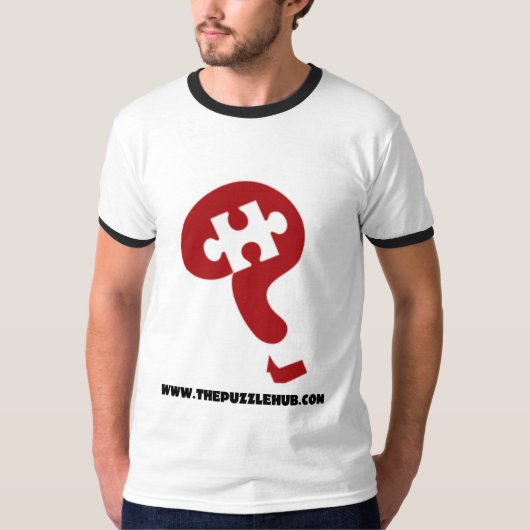 Puzzle Hub met kantelbaar groot Logo T-shirt! T-shirt (Voorkant)