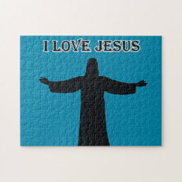 Puzzle i love jesus legpuzzel