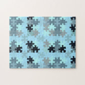 Puzzle in een Puzzle Blue Jigzaag Puzzle Legpuzzel (Horizontaal)