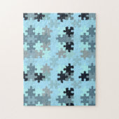 Puzzle in een Puzzle Blue Jigzaag Puzzle Legpuzzel (Verticaal)
