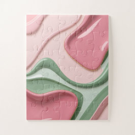 Puzzle in stylish abstract graphic legpuzzel