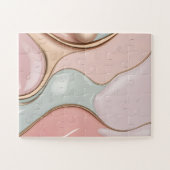 Puzzle in stylish abstract graphic legpuzzel (Horizontaal)