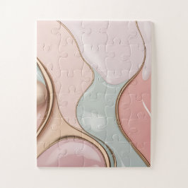 Puzzle in stylish abstract graphic legpuzzel
