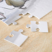 Puzzle in the Cheese (met olijven) Legpuzzel (Zijkant)