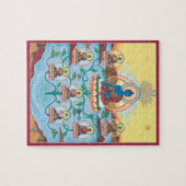 PUZZLE IN TIN - 8 Medicine Buddhas-Healing Masters Legpuzzel (Horizontaal)