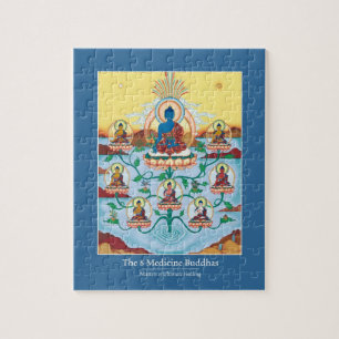 PUZZLE IN TIN - 8 Medicine Buddhas-Healing Masters Legpuzzel
