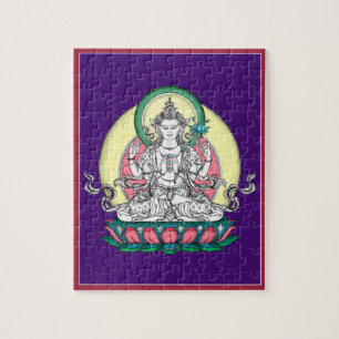 PUZZLE IN TIN - Chenrezig - Buddha of Compassion Legpuzzel