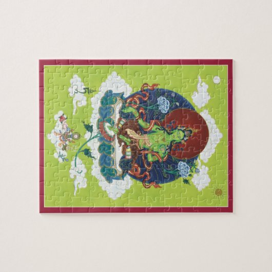 PUZZLE IN TIN - Green Tara - Moeder van alle boedd Legpuzzel (Horizontaal)