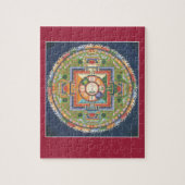 PUZZLE IN TIN - Mandala Buddha over compassie Legpuzzel (Verticaal)