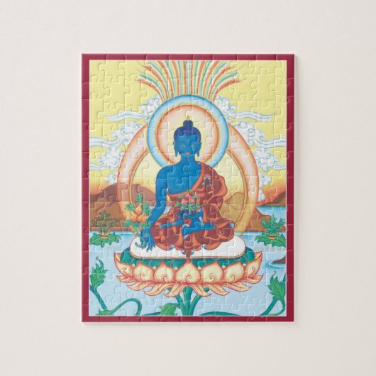 PUZZLE IN TIN - Medicine Buddha - Healing Master Legpuzzel (Verticaal)