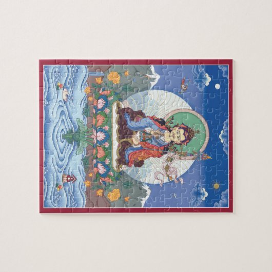 PUZZLE IN TIN - Padmasambhava (Tib: Guru Rinpoche) Legpuzzel (Horizontaal)
