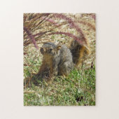 Puzzle - Inquisitieve eekhoorn Legpuzzel (Verticaal)