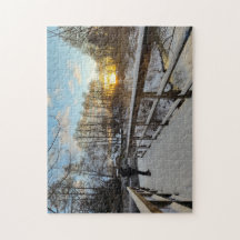 Puzzle “Invierno en Bispingen"
