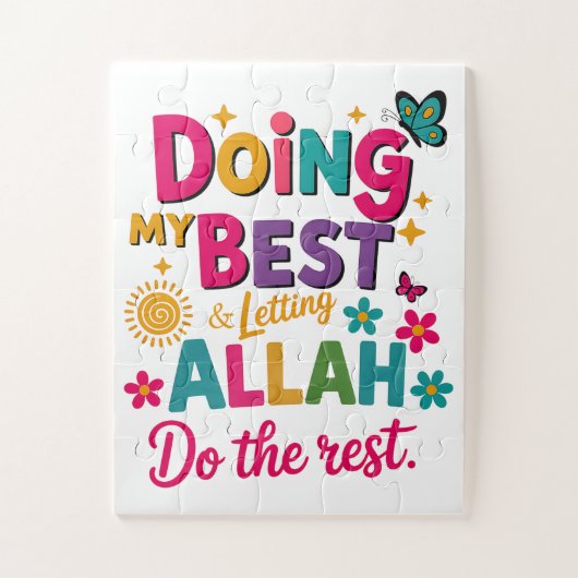 Puzzle-Islamic Kids Puzzle – 30-Piece Oversized Legpuzzel (Verticaal)