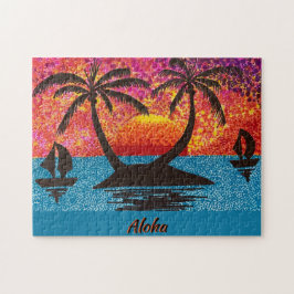 Puzzle - Island Sunset Legpuzzel