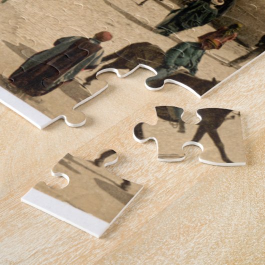 Puzzle: Jaffa Gate, Old City Jerusalem, Heilige La Legpuzzel (Zijkant)