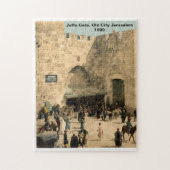 Puzzle: Jaffa Gate, Old City Jerusalem, Heilige La Legpuzzel (Verticaal)