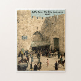 Puzzle: Jaffa Gate, Old City Jerusalem, Heilige La Legpuzzel