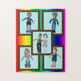 Puzzle - Jongen en meisjes Legpuzzel
