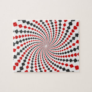 Puzzle: Kaart delen afspelen: Spiralpatroon Legpuzzel