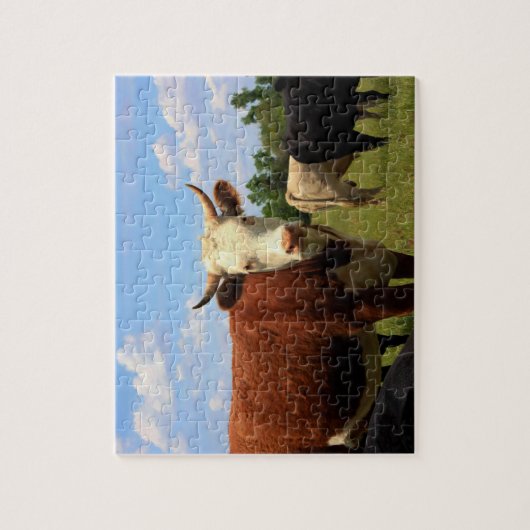 Puzzle KANSAS COW Legpuzzel (Verticaal)
