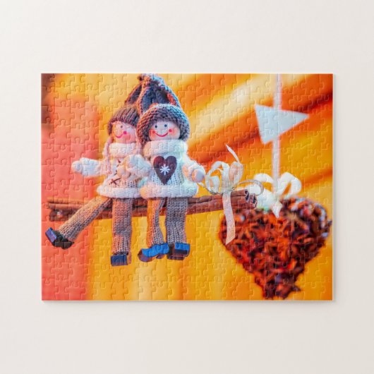 Puzzle-kerstversiering Legpuzzel (Horizontaal)