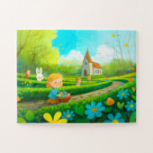 Puzzle Kind 30 stuks, Pasen - Ei's Legpuzzel (Horizontaal)