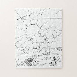 Puzzle - Kleur uw dageraad Legpuzzel