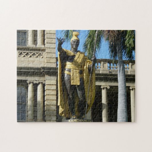 Puzzle, koning Kamehameha Legpuzzel (Horizontaal)