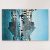 PUZZLE l Louvre Museum overdag, Parijs, Frankrijk Legpuzzel (Horizontaal)