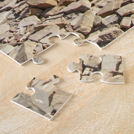 Puzzle Landscape of Oman - Beehive Tombs Legpuzzel (Zijkant)